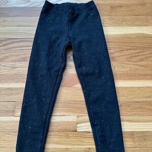 Cat & Jack Black Speckled Kids Leggings